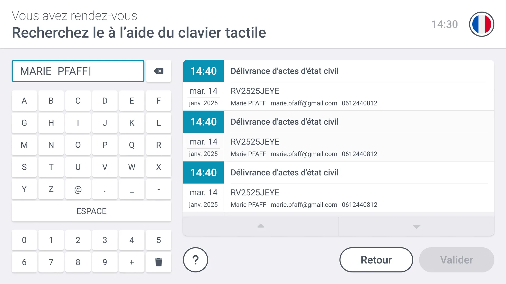Custom on-screen virtual keyboard